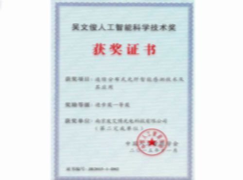 吳文俊人工智能能科學(xué)技術(shù)獎(jiǎng)